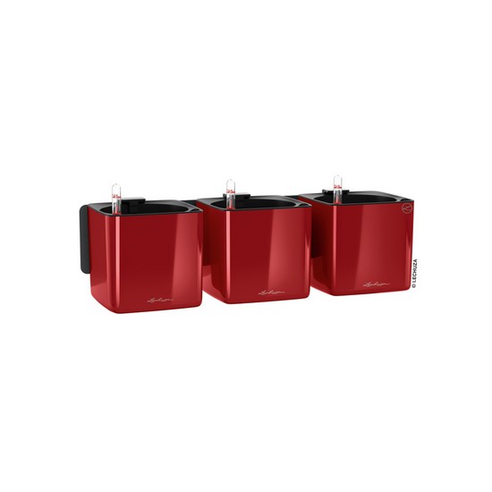 фото Комплект настенный Lechuza Green Wall Home Kit Glossy scarlet red high gloss (пластик), 48x14xH14