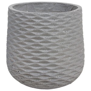 фото Кашпо Cells graphite Jar файберклэй, D30хH29 см