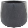 фото Кашпо Diamond white grey Jar