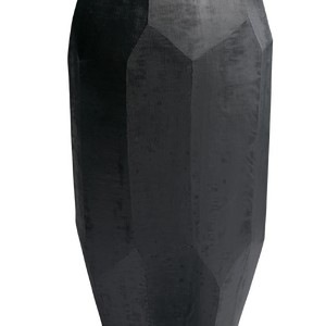 фото Кашпо TREEZ Effectory Anthra Высокий Design-многогранник Антрацит в-90, д-50 см 1/1