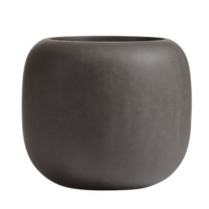 фото Кашпо TREEZ Effectory Beton Bionic - Bol Графит в-59 см, д-67 см